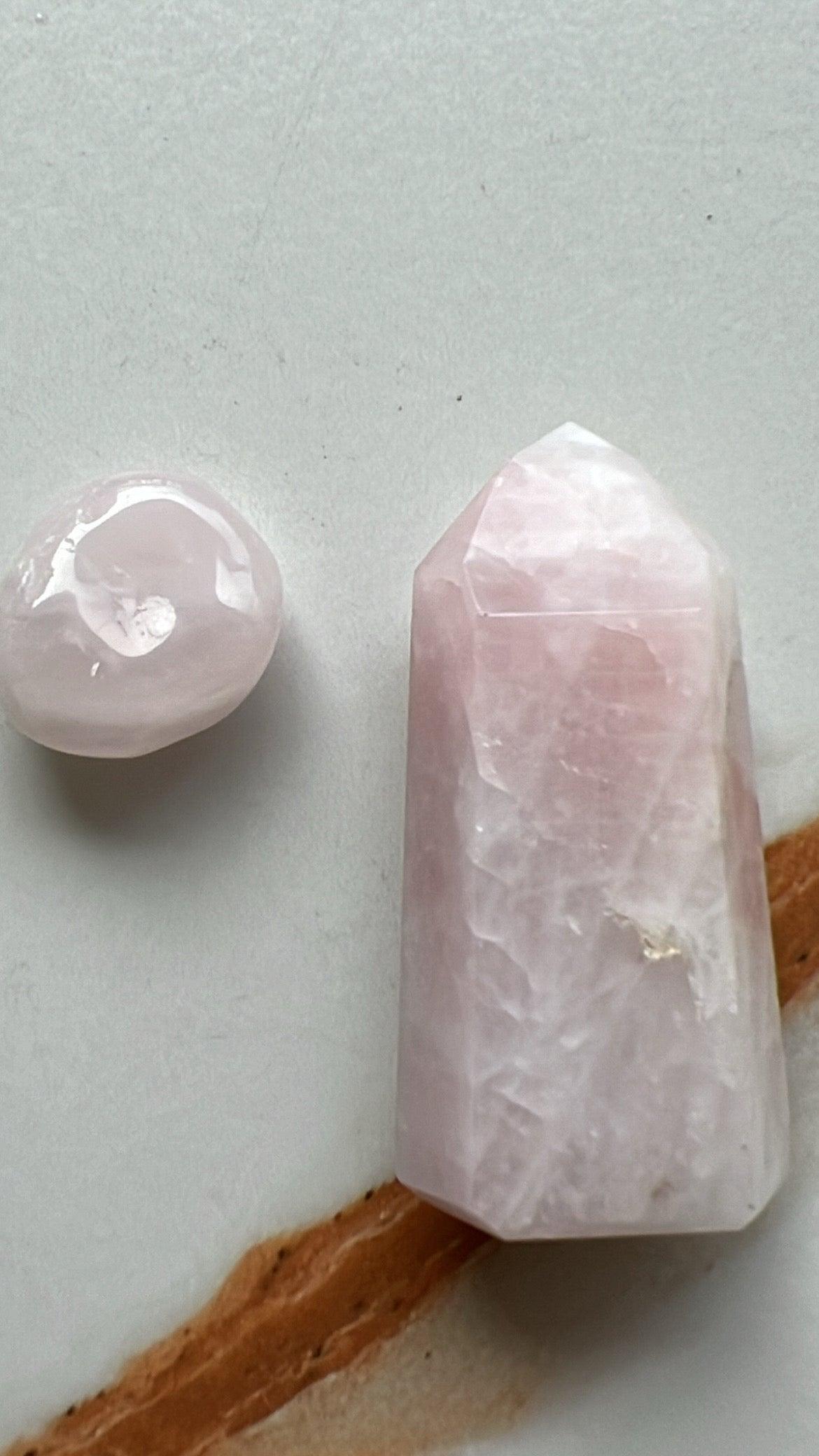Quartzo Rosa | Ponta Geradora